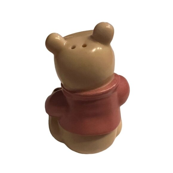 Disney Lenox Winnie The Pooh Ceramic Figurine With Honey Pot Salt/Pepper 2.75" - Picture 3 of 6